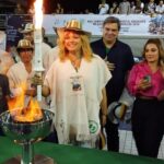 Celebración de la llegada de la Antorcha Olímpica a Medellín